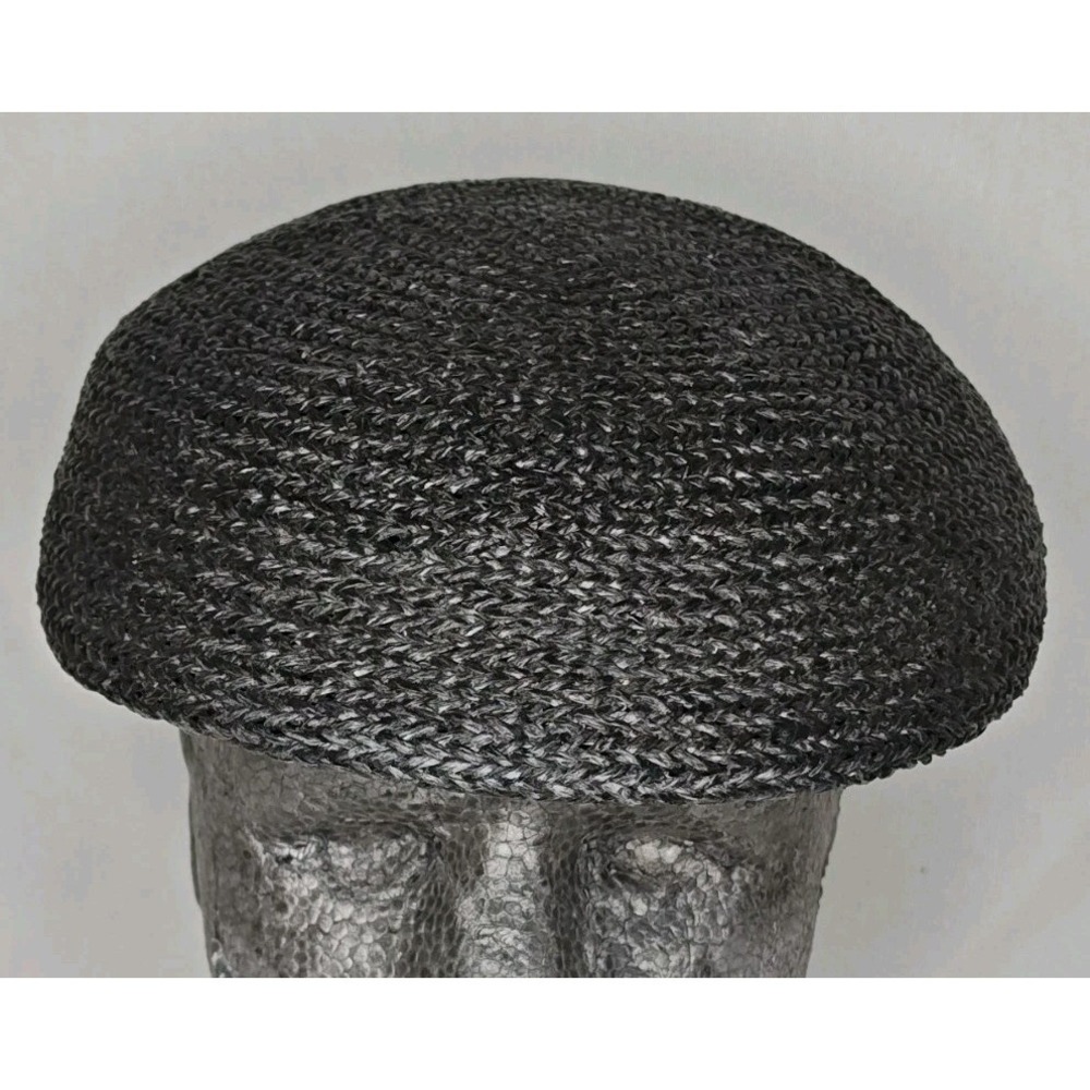 Vintage Broner All Natural Woven Straw Cabbie Hat Newsboy Cap Men's X-Large‎